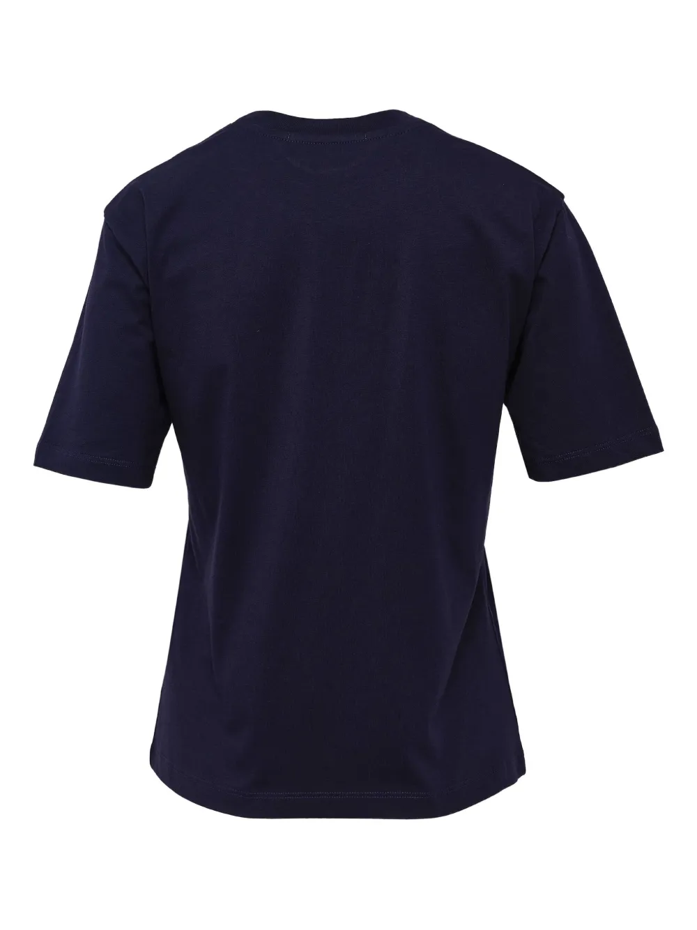 Msgm Logo-embroidered Short-sleeve T-shirt In Black