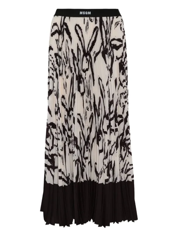 MSGM スカート MSGM テクスチャード スカート | ブラック | FARFETCH JP