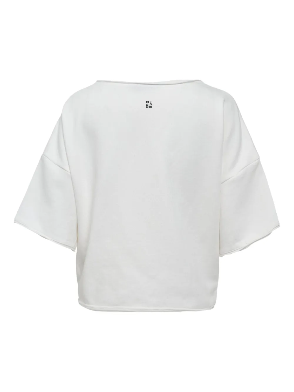 pushBUTTON twisted-hem check-print top | T-Shirts & Jersey Shirts | Image 2