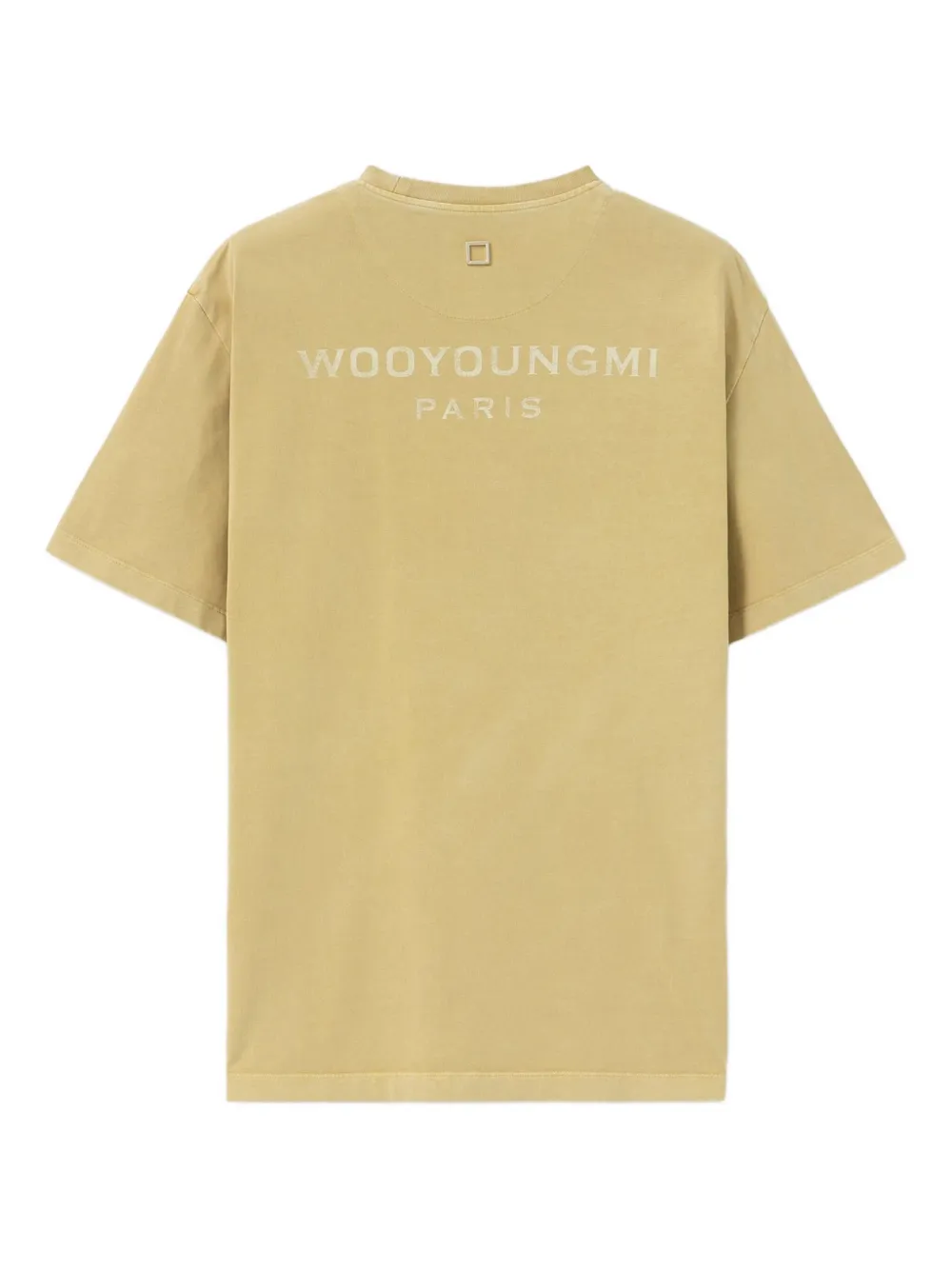 Wooyoungmi logo-print T-shirt - Geel