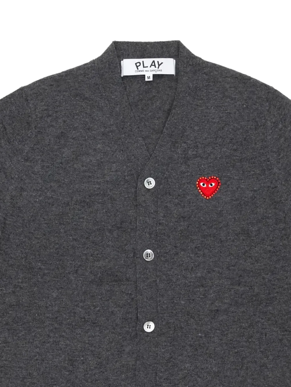 Comme Des Garçons Play Heart-appliqué cardigan | Cardigans | Image 2