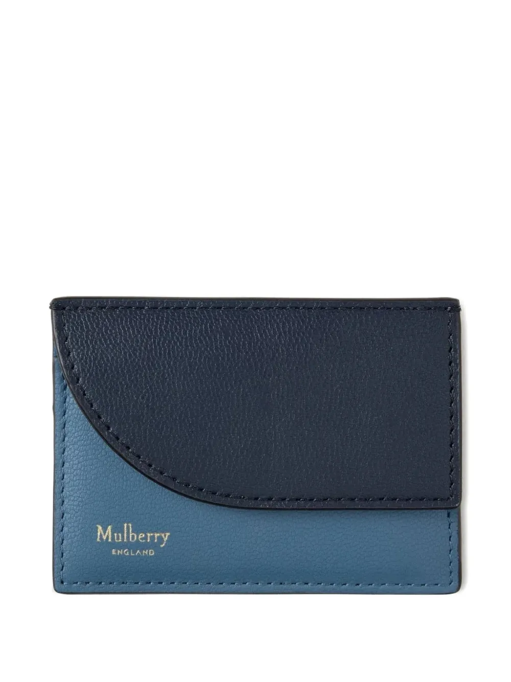 Mulberry curved-edge cardholder - Blauw