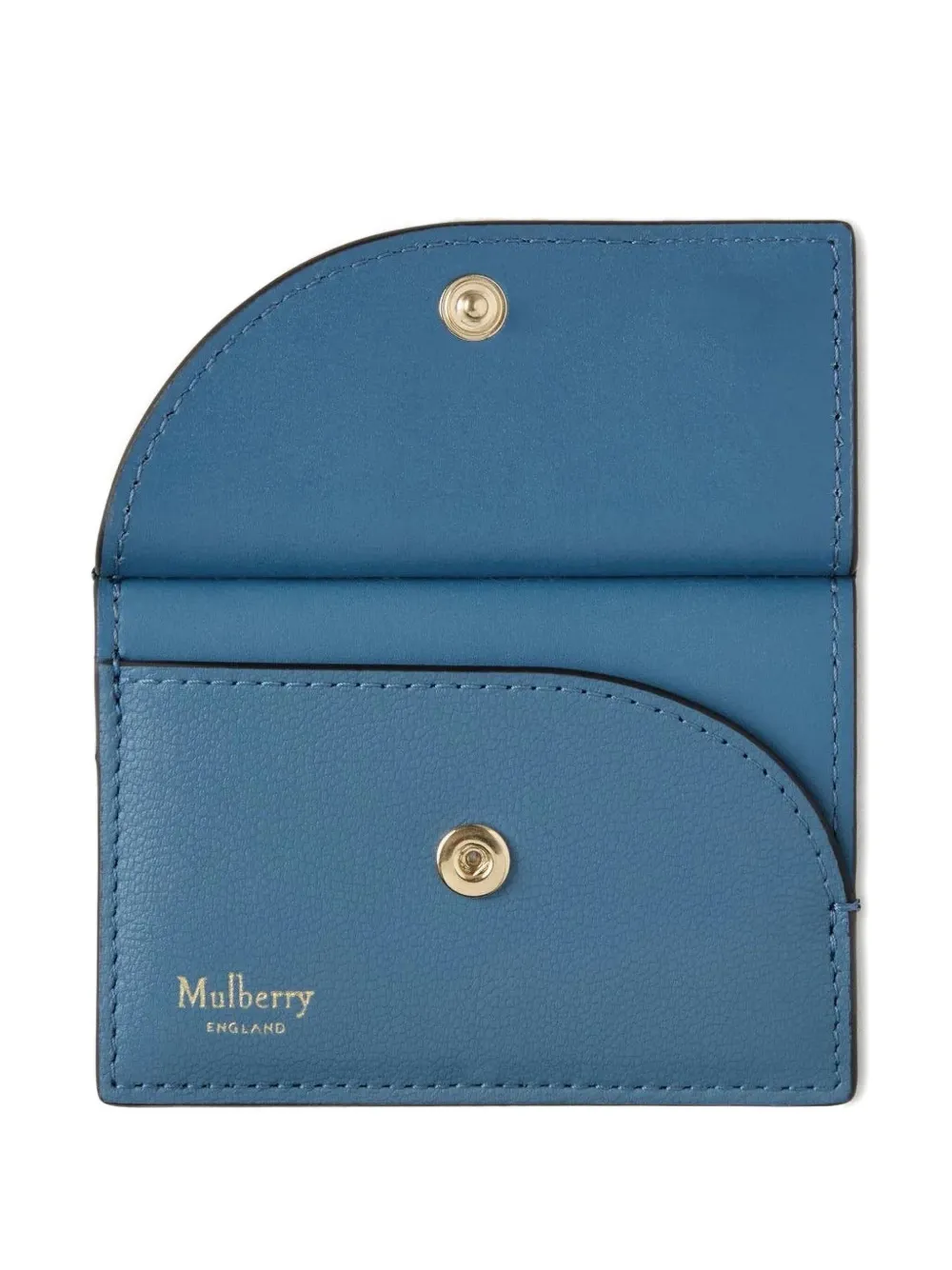 Mulberry Pasjeshouder met gewelfde rand Blauw