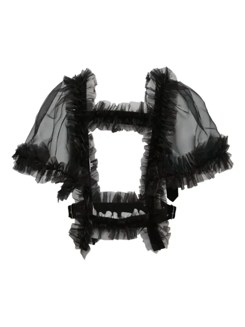 Noir Kei Ninomiya ruffled organdy vest