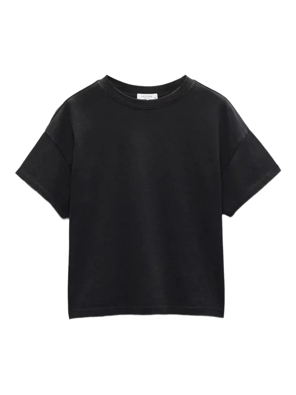 rag & bone Kelly boxy jcotton T-shirt | Black | Image 1
