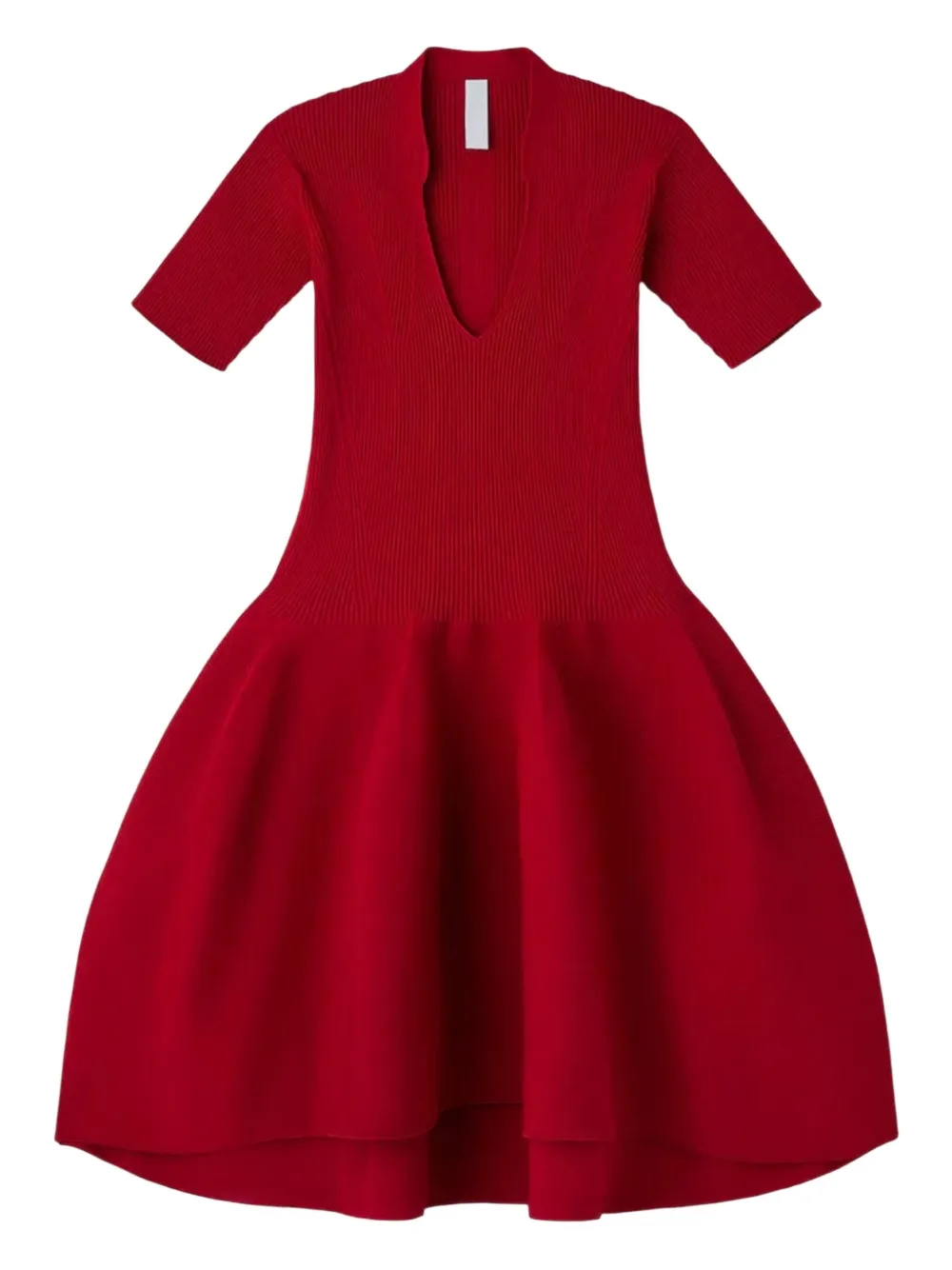 CFCL stand-up collar dress - Rood
