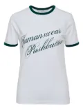 pushBUTTON logo-print T-shirt - White