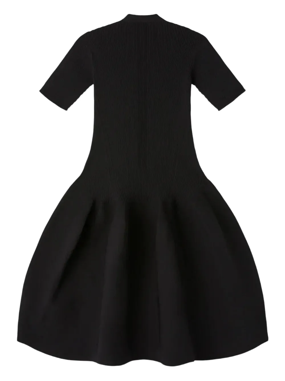 CFCL stand-up collar dress - Zwart