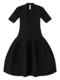 CFCL stand-up collar dress - Black