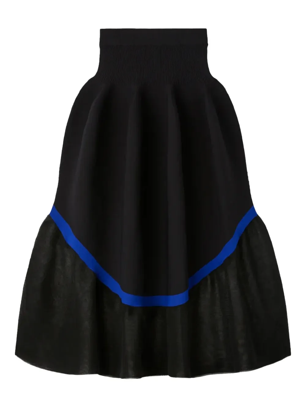 Cfcl Pottery Lucent Pleated Midi Skirt In Black