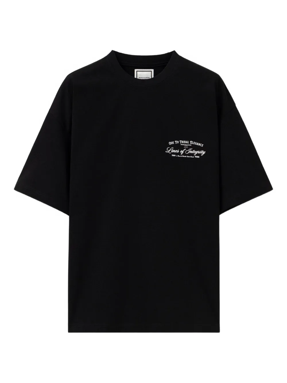 Wooyoungmi chandelier-print T-shirt | Black | Image 1