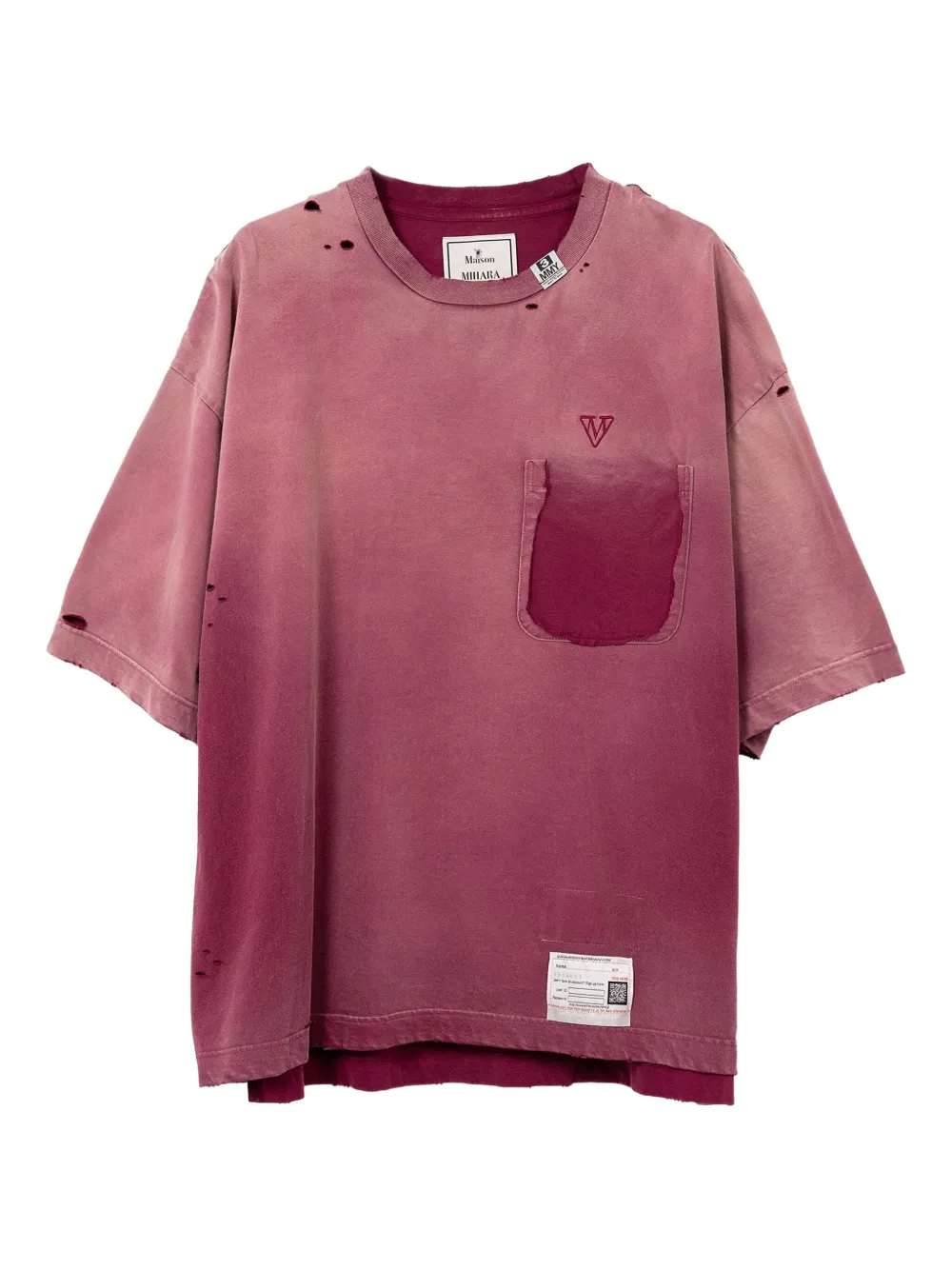 Maison MIHARA YASUHIRO playera Sun | rojo | Image 1