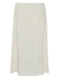 Jil Sander crepe fluid midi skirt - Neutrals