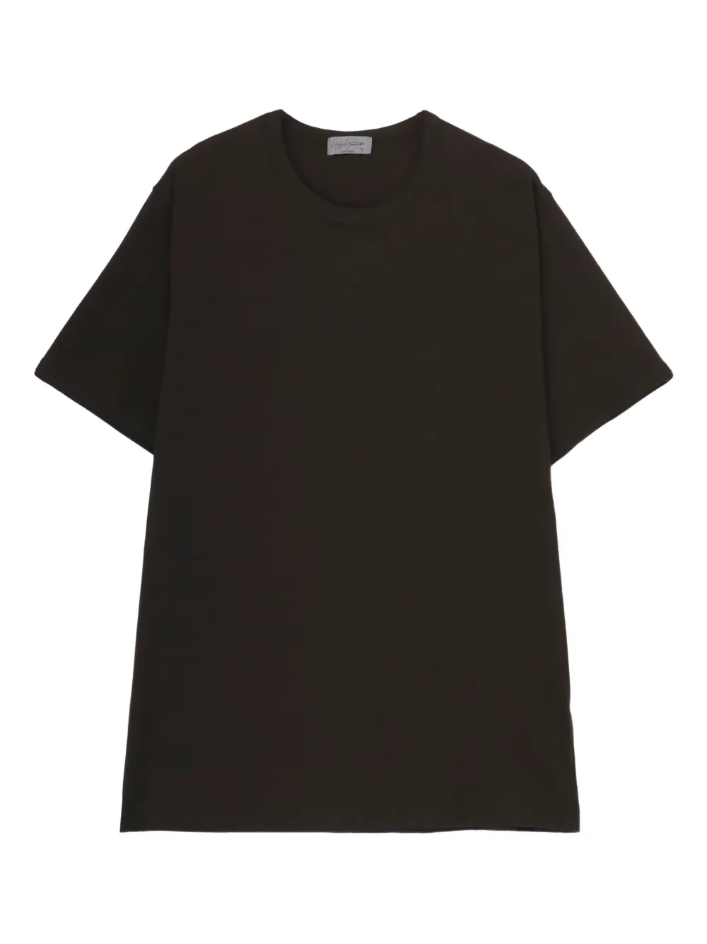 Yohji Yamamoto round-neck short-sleeve T-shirt | Grey | Image 1