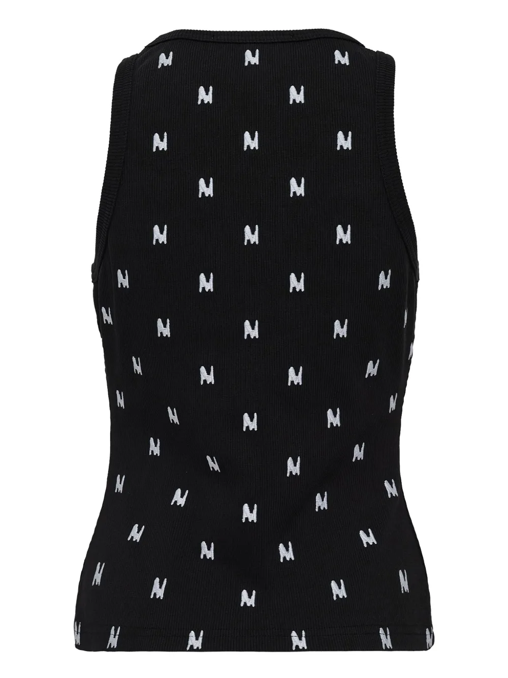 MSGM ribbed logo-embroidered tank top | Vests & Tank Tops | Image 2