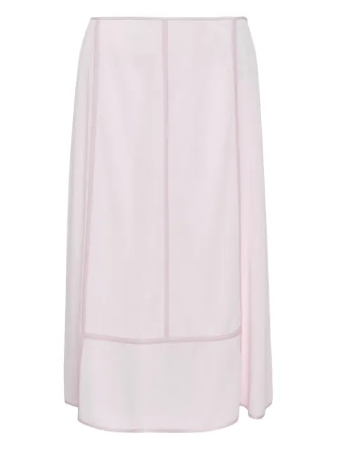 Jil Sander panelled crepe skirt