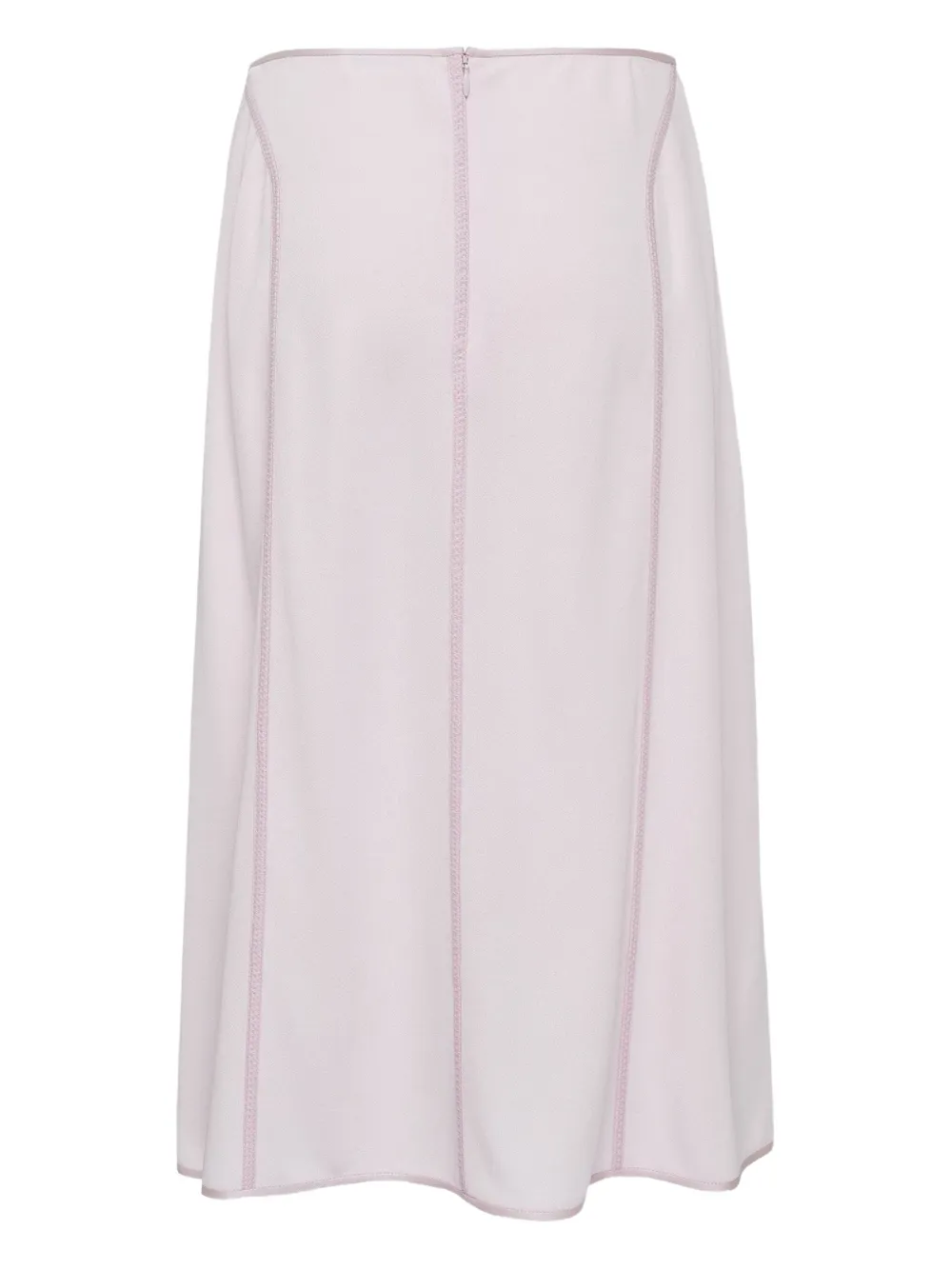 Jil Sander Crêpe rok met vlakken - Roze