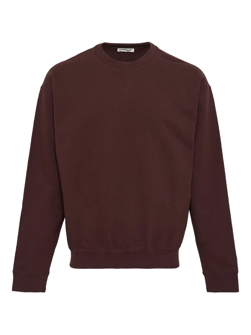Jil Sander sudadera con cuello redondo | marrón | Image 1