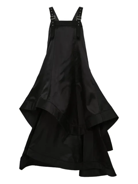 Noir Kei Ninomiya layered pinafore midi dress