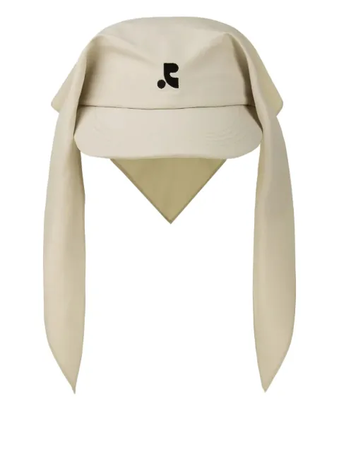 Rest&Recreation logo-embroidered scarf cap