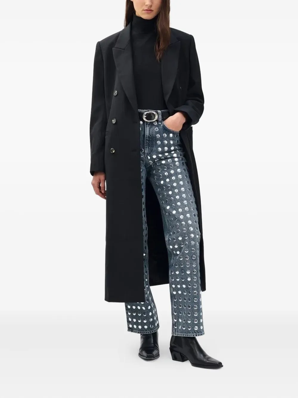 Rag & bone Shea embellished jeans - Blauw