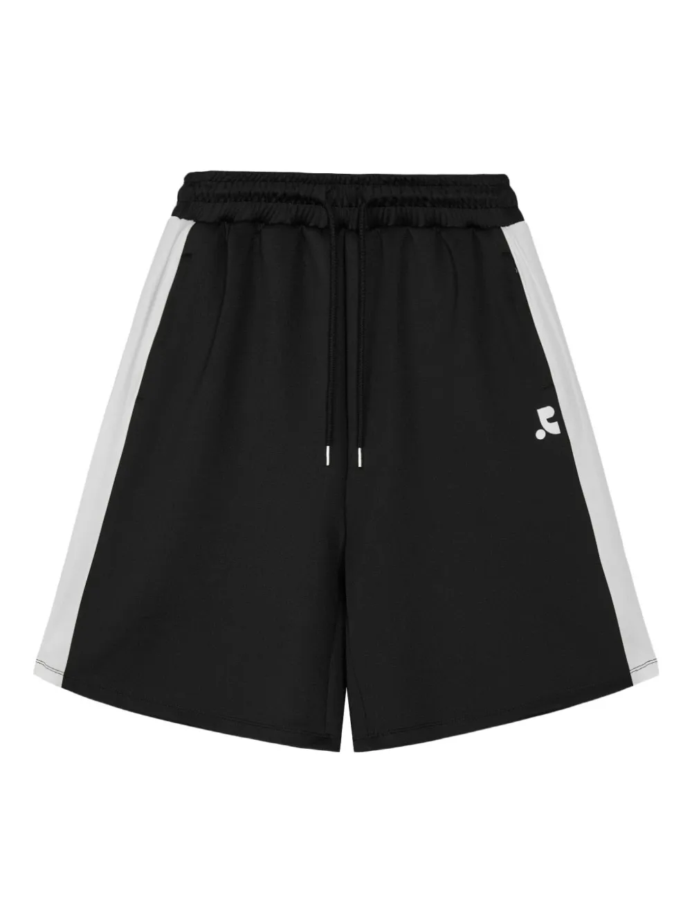 Rest&Recreation panelled jersey shorts | Black | Image 1