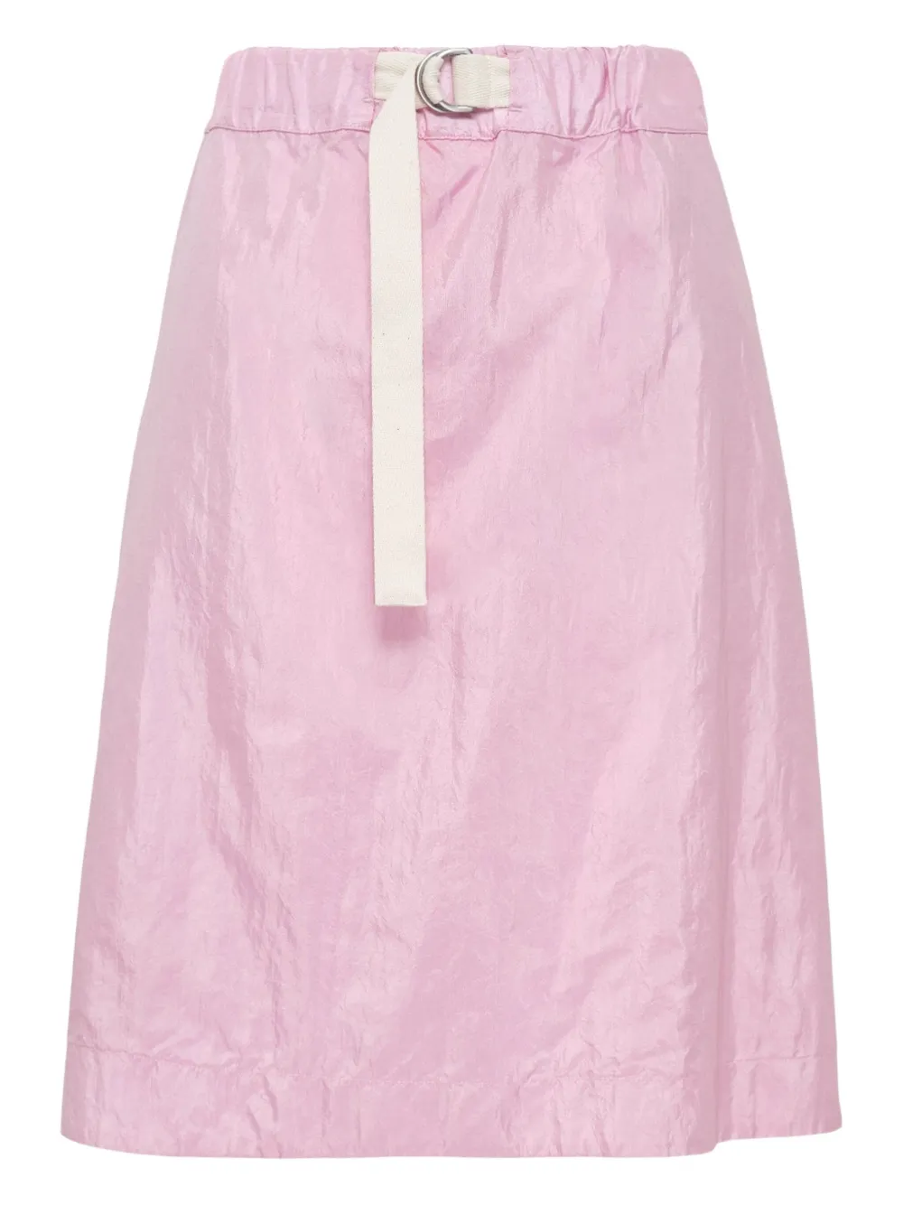 Jil Sander Belted-waist Skirt In Pink