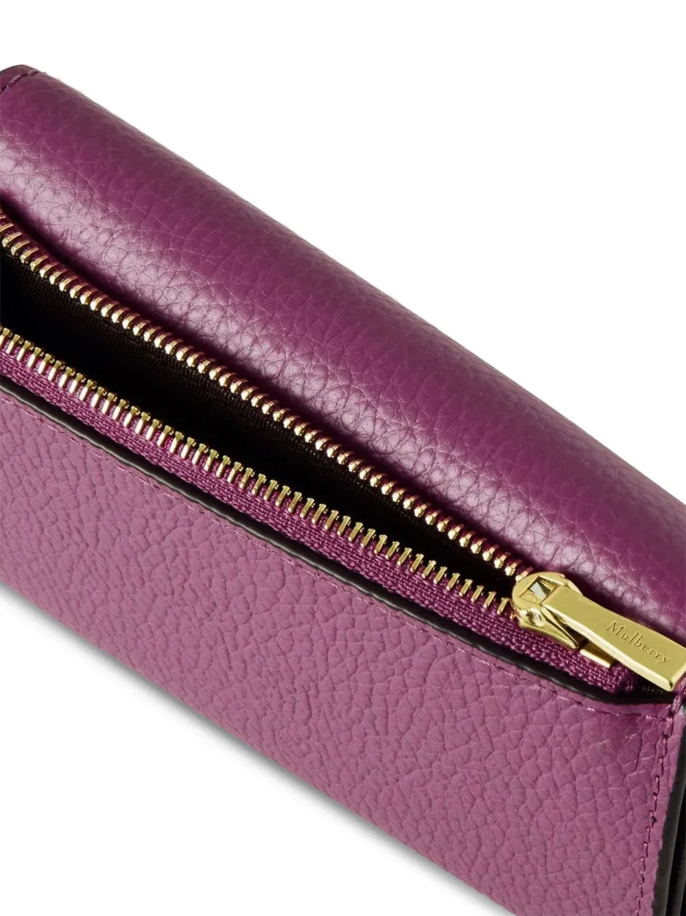 Mulberry Darley Folded portemonnee Paars
