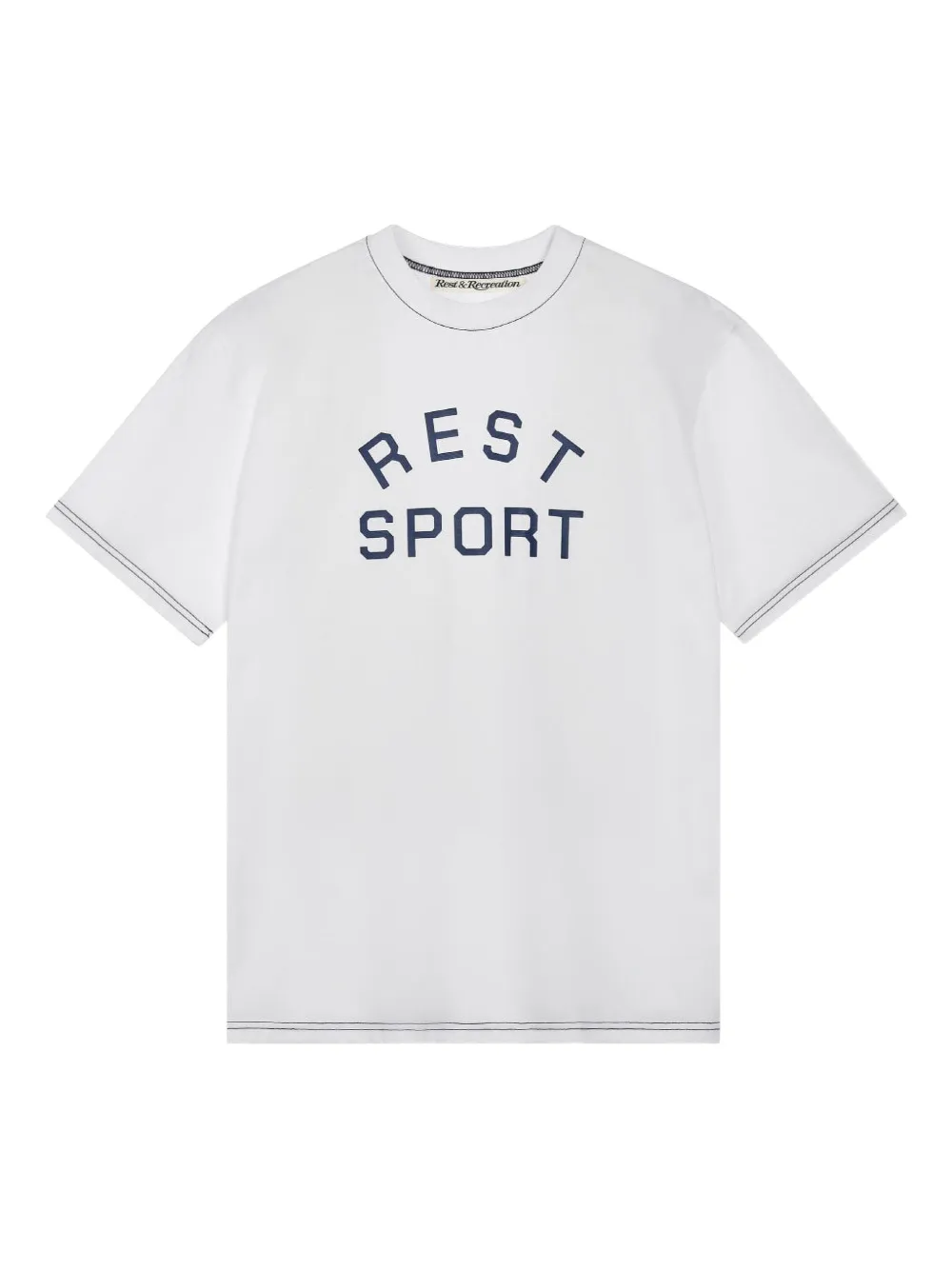 Rest&Recreation playera con logo estampado | blanco | Image 1