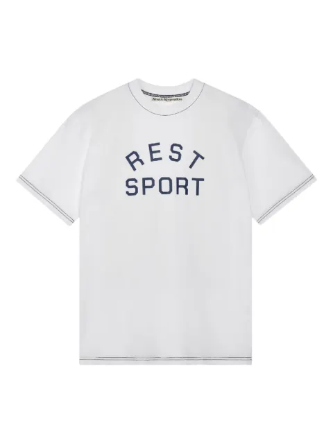 Rest&Recreation playera con logo estampado