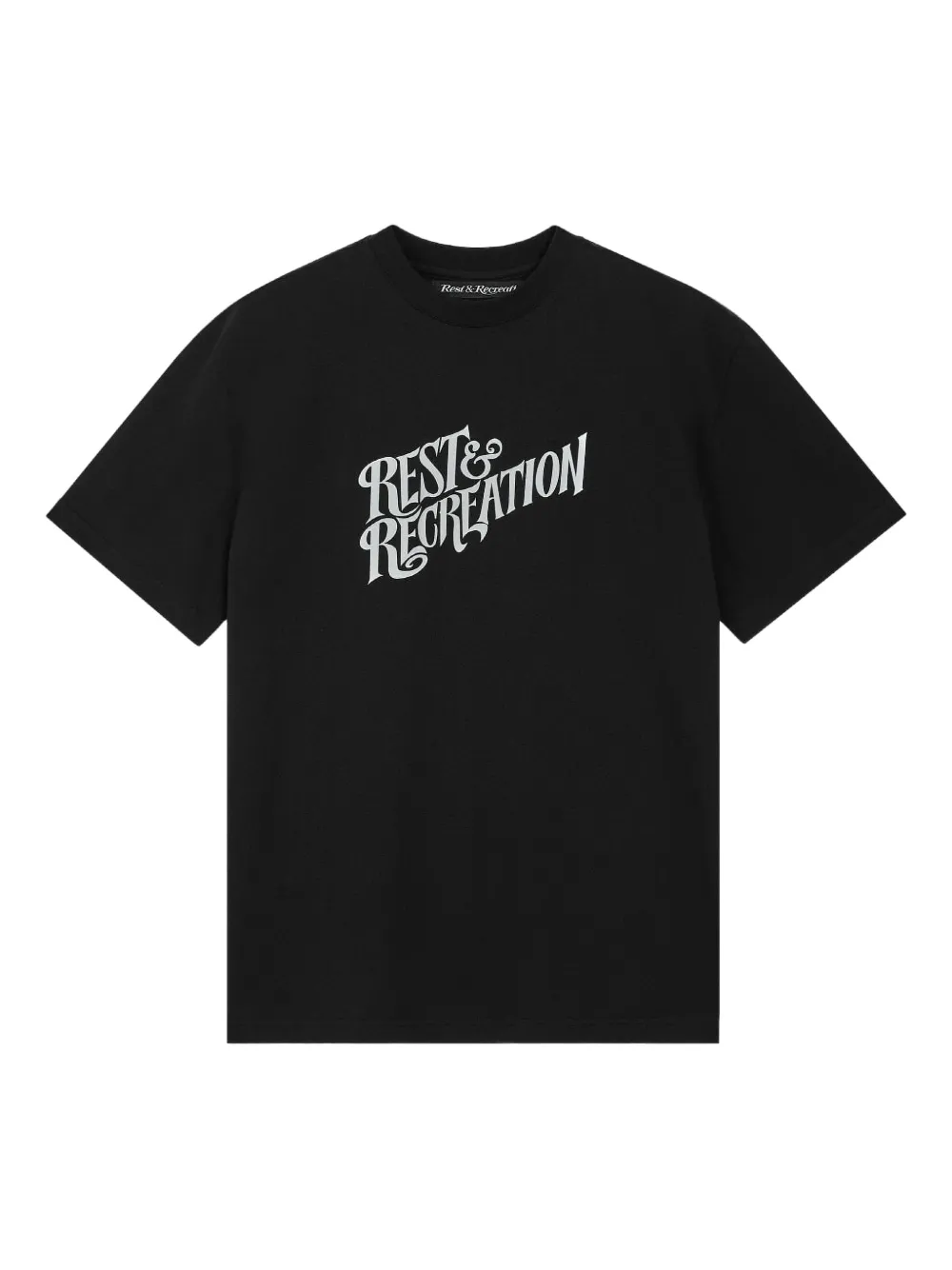 Rest&Recreation playera con logo estampado | negro | Image 1