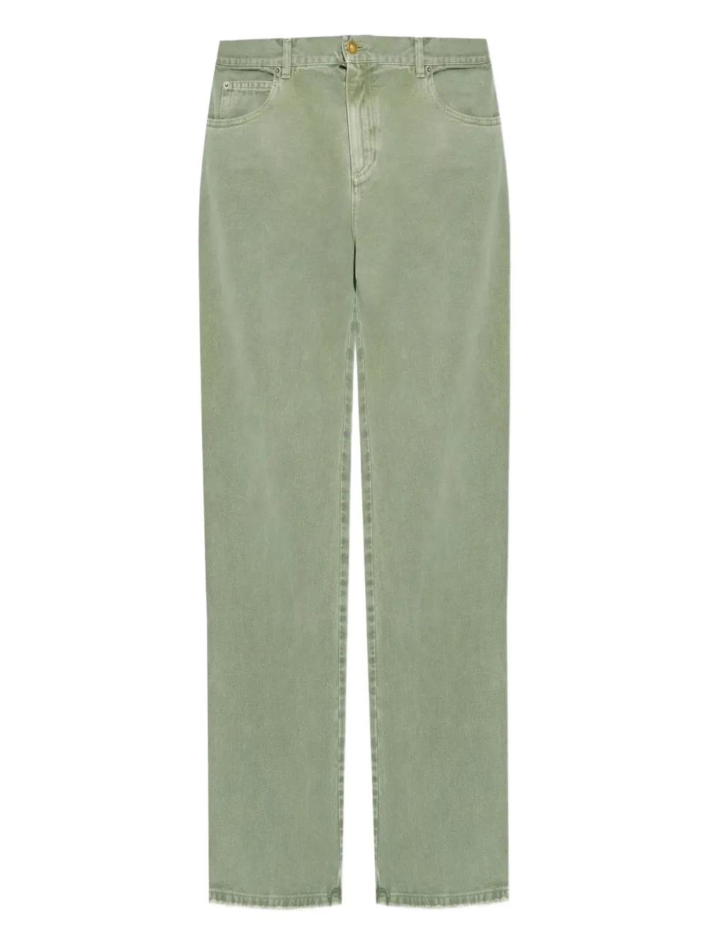 Balmain cotton jeans | Green | Image 1