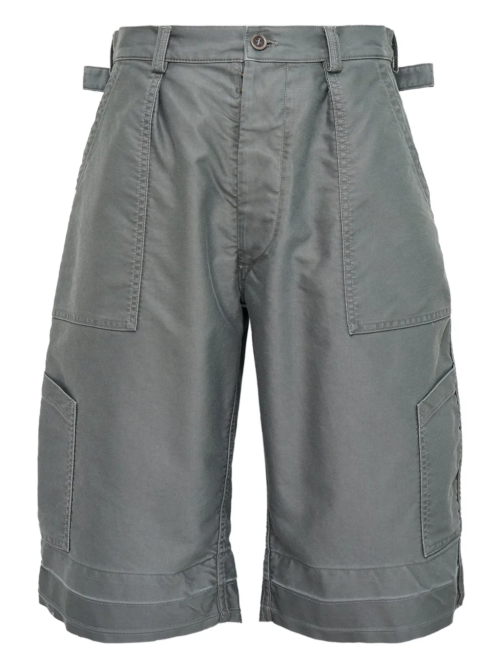 Maison Margiela ストーンウォッシュ カーゴショーツ - グリーン