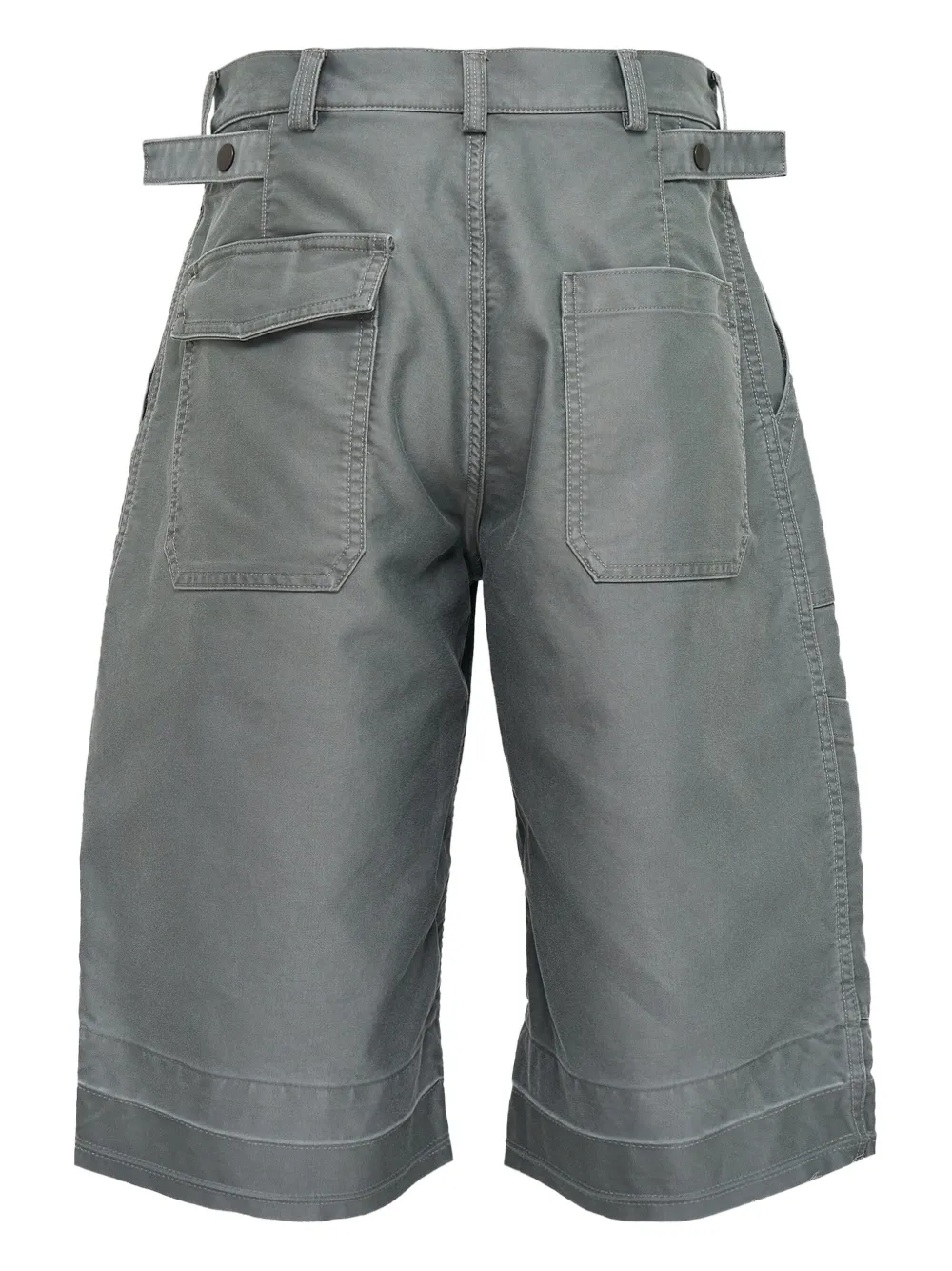 Maison Margiela Cargo shorts met stone wassing - Groen