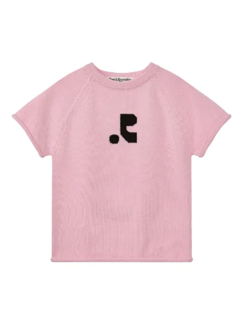 Rest&Recreation playera en jacquard con mangas raglán