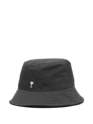 AMI Paris バケットハット | ブラック | FARFETCH JP