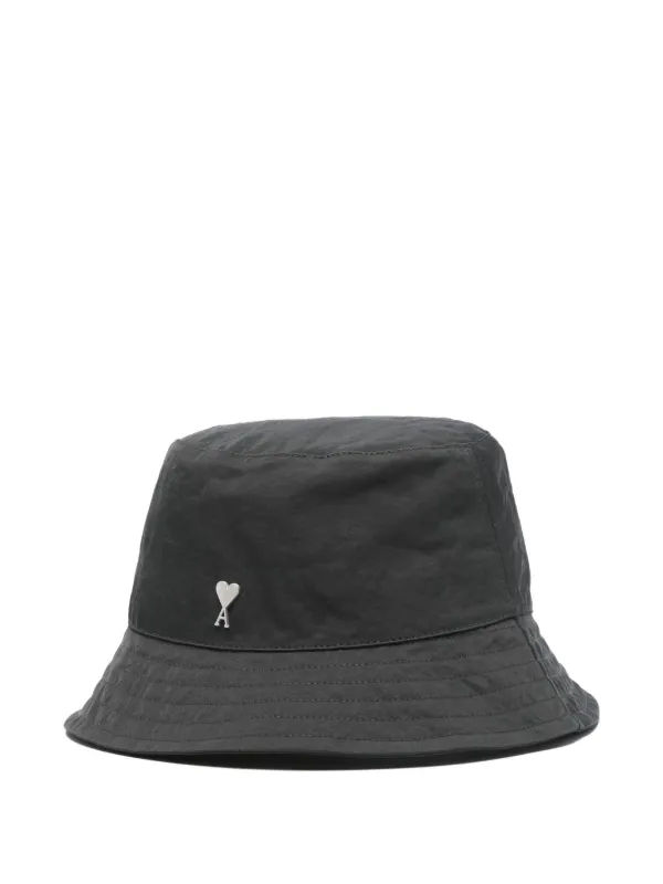 AMI Paris Ami De Coeur-logo bucket hat