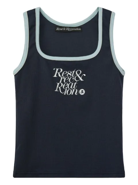 Rest&Recreation square-neck sleeveless top