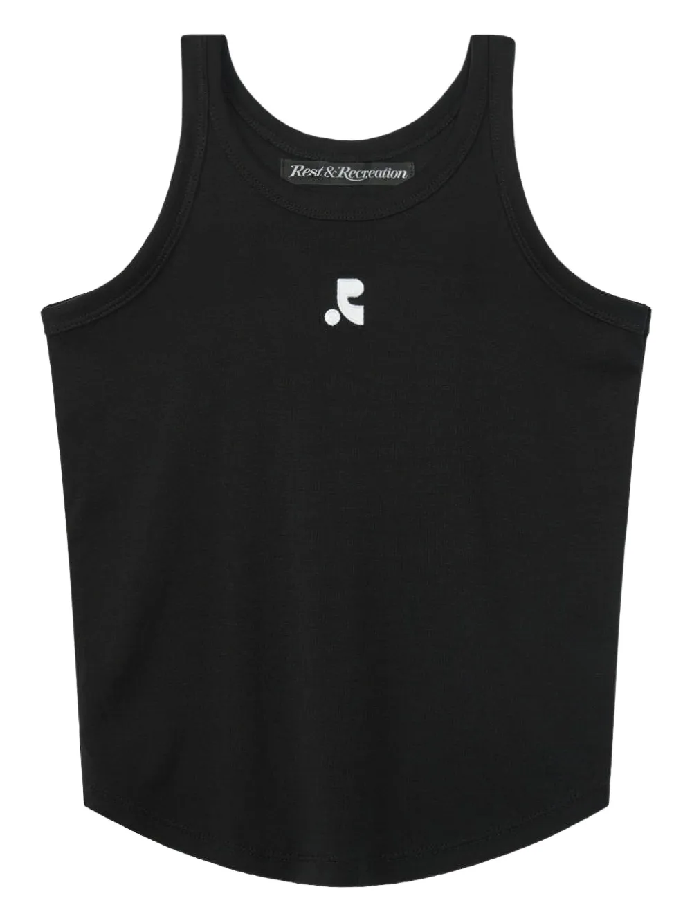 Rest&Recreation logo-embroidered tank top | Black | Image 1
