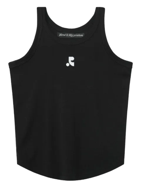 Rest&Recreation logo-embroidered tank top