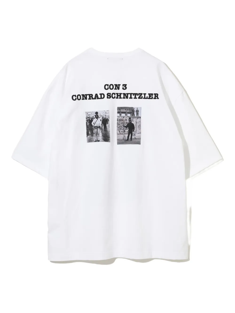 Undercover Con 3 Megaphone-print T-shirt In White