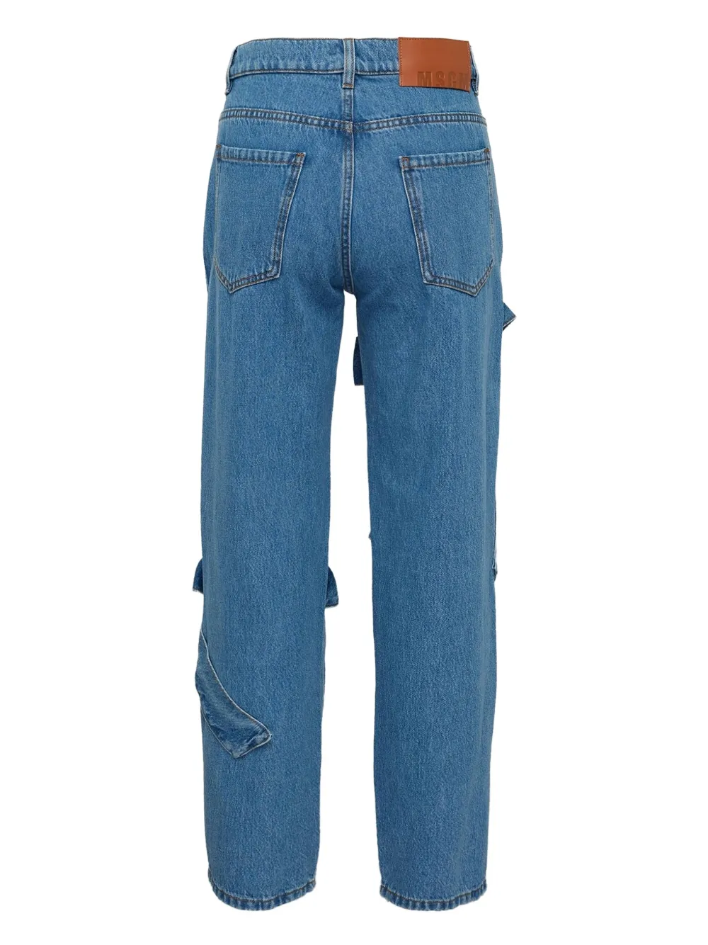 MSGM knot-detail jeans | Straight-Leg Pants | Image 2