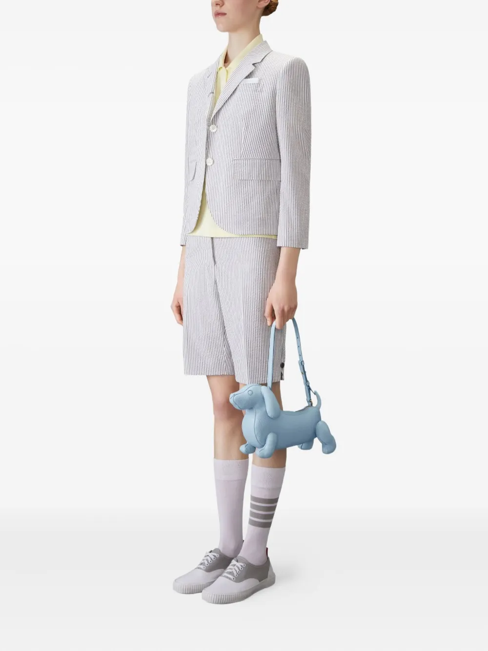 Thom Browne Dachshund clutch - Blauw