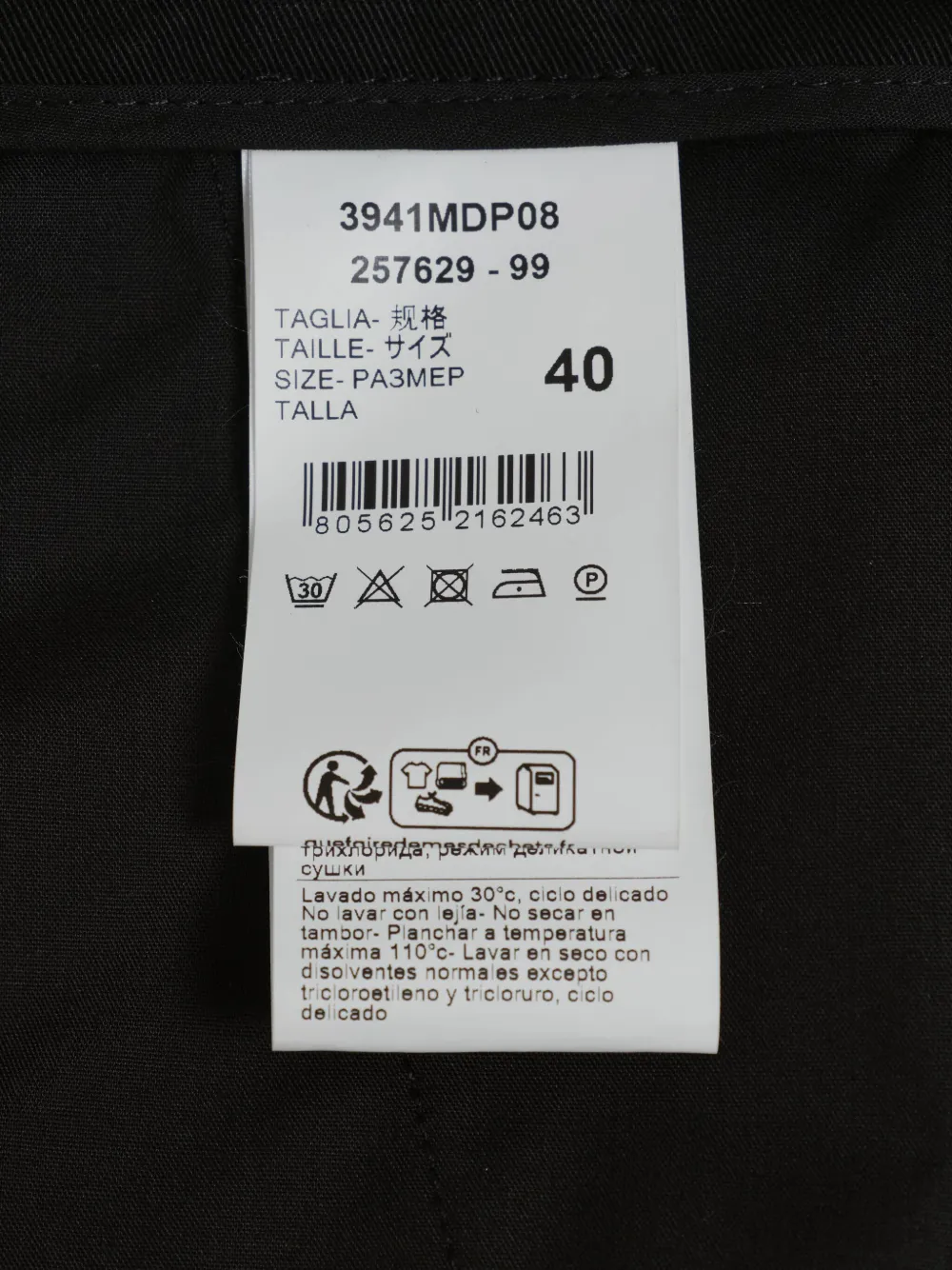 MSGM Broek met toelopende pijpen Zwart