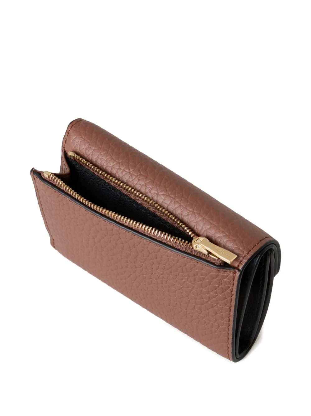 Mulberry Logo-print Wallet In Brown