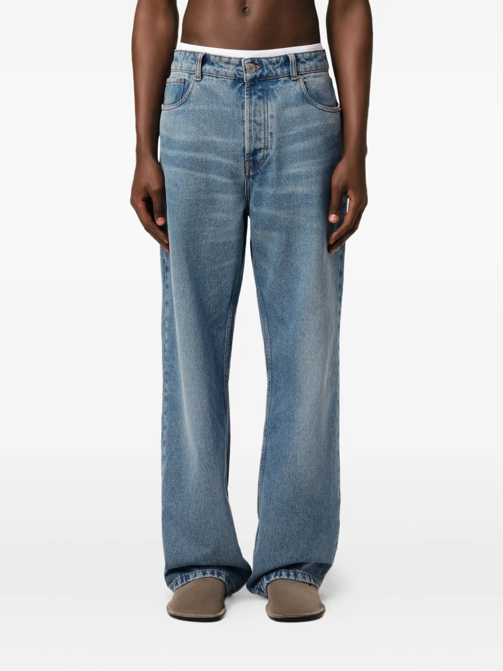 Ami Alexandre Mattiussi Multi-pocket Jeans In Blue