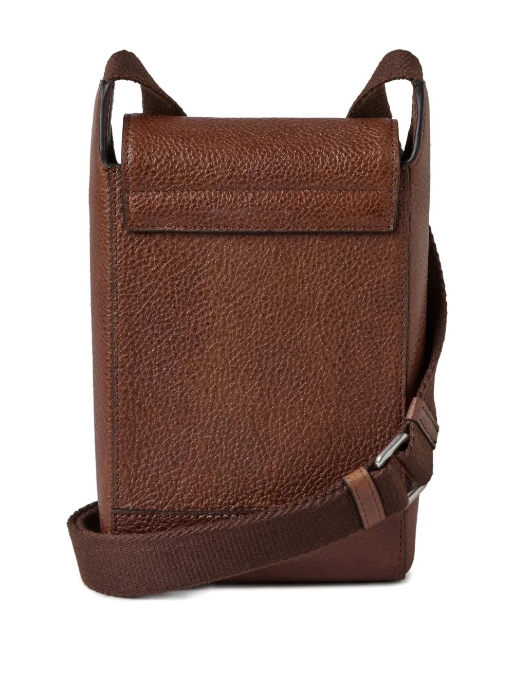 Mulberry Chiltern Buckle-fastening Leather Phone Bag In Brown