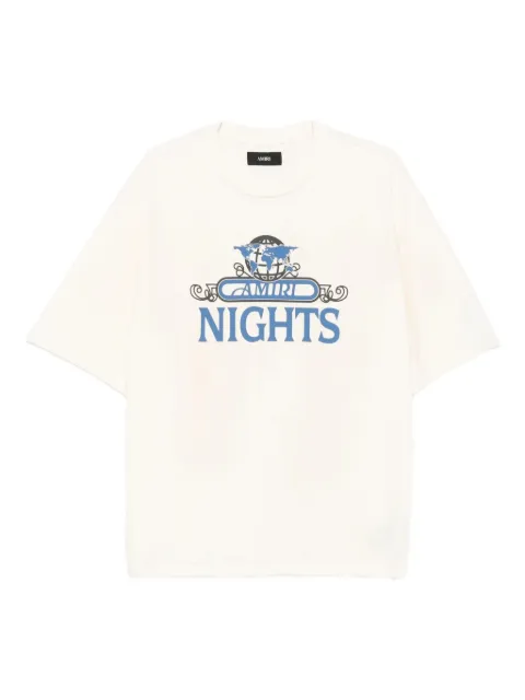 AMIRI playera con texto estampado