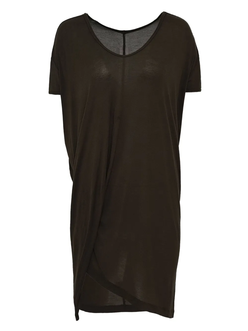 Rick Owens Hiked T-shirt | Green | Image 1