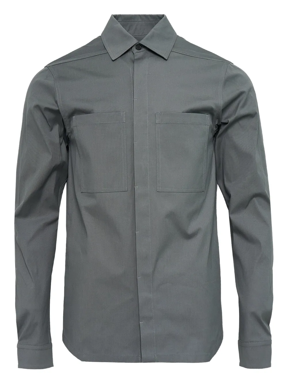 Rick Owens camisa con doble bolsillo | gris | Image 1
